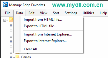 如何导出Edge浏览器收藏夹