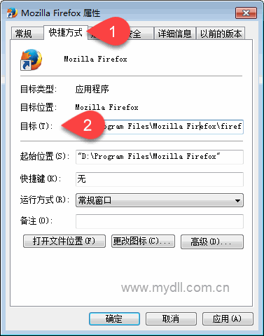 Mozilla Firefox属性
