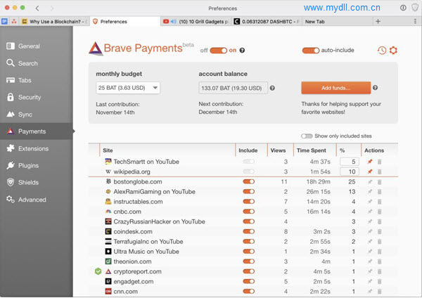 Brave浏览器提供数字货币支付平台解决广告拦截问题