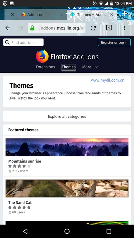 Firefox主题扩展