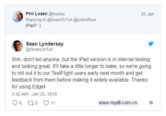 Sean Lyndersay的Twitter