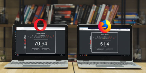 Opera与Firefox速度对比