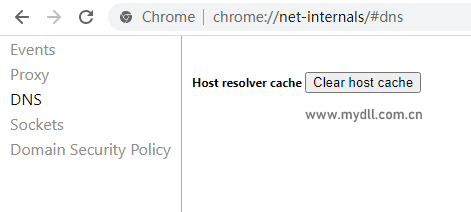Chrome如何清除DNS缓存